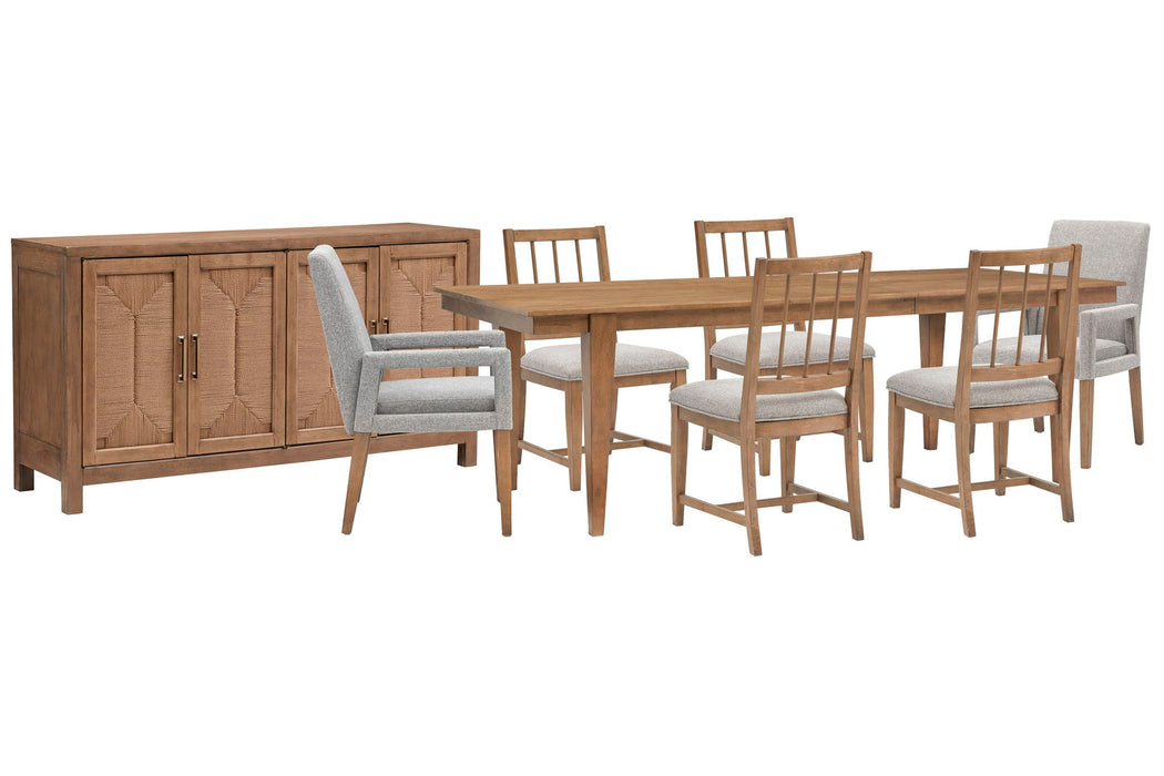 Lindon - Extendable Rectangular Dining Table Set Magnussen Furniture