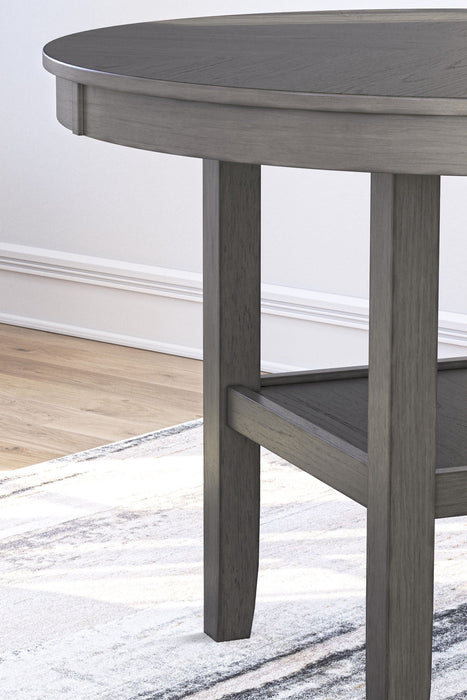 Wrenning - Dining Room Table Set (Set of 5) - Gray Signature Design by Ashley®