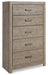Culverbach - Five Drawer Chest - Gray Signature Design by Ashley®