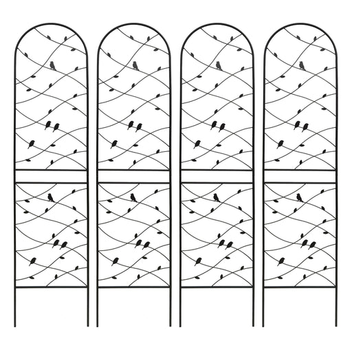 Garden Rustproof Trellis For Climbing Plants Daily Nest
