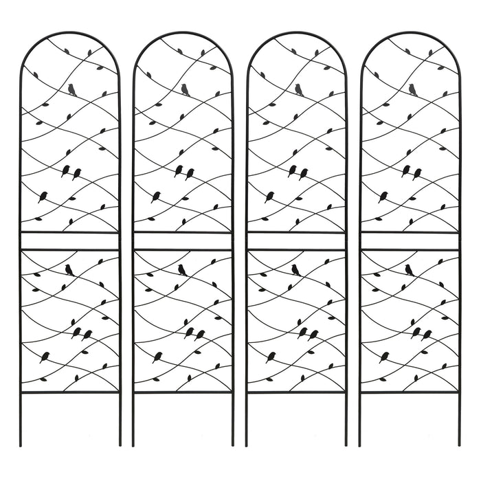 Garden Rustproof Trellis For Climbing Plants Daily Nest