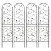 Garden Rustproof Trellis For Climbing Plants Daily Nest
