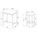 5 Piece Bar Set - Chestnut Furniture Max
