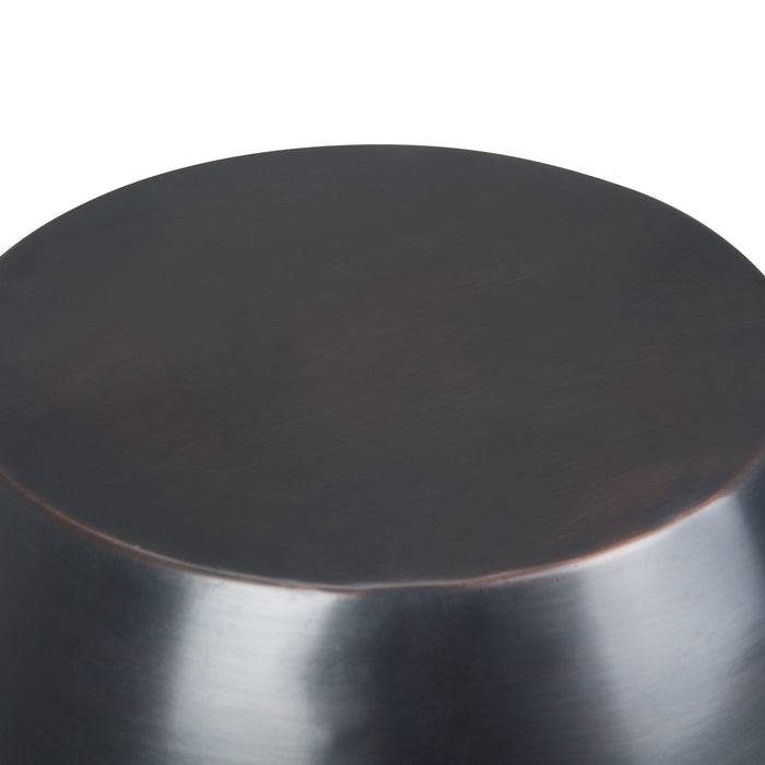 Flanigan - Metal Accent Table - Antique Copper