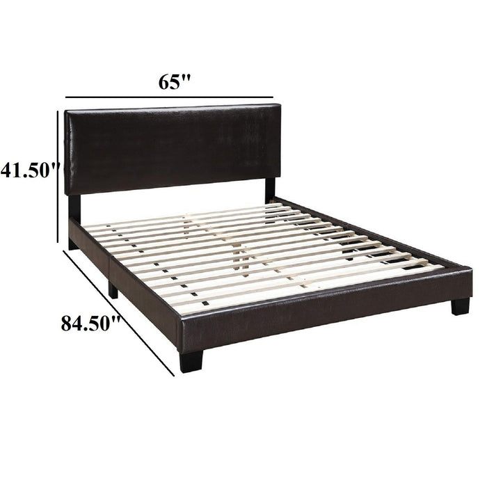 Upholstered Bed With Adjustable Headboard Home Essentials
