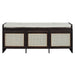 Entryway Shoe Bench With Drawers & Button Tufted Cushion Hearth and Haven
