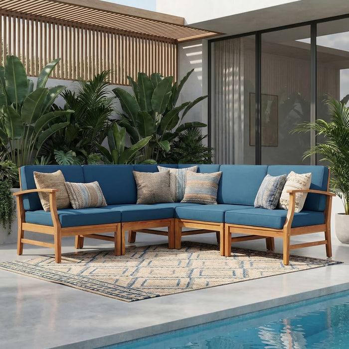 Perla - 5 Pieces Sofa Set Noble House