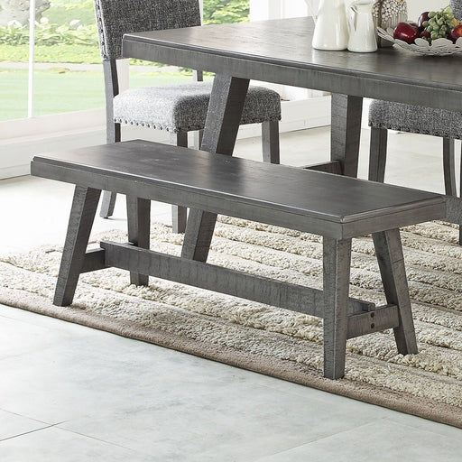 Dining Room Bench - Gray / Gray Home Essentials