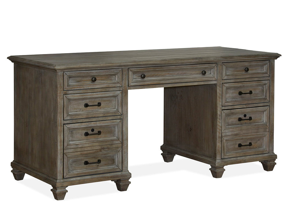 Lancaster - Executive Desk - Dove Tail Gray Magnussen Furniture