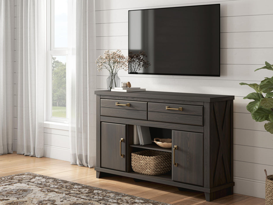 Brazen Valley - TV Stand With Fireplace Option Signature Design by Ashley®