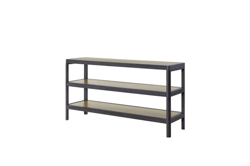 Console Table With Insets - Black Bernards Furniture