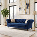 Chesterfield Sofa, 3 Seat Couch With Deep Button Tufted Back, Rolled Arms Home Essentials