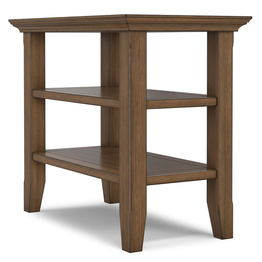 Acadian - Narrow Side Table - Rustic Brown Simpli-Home