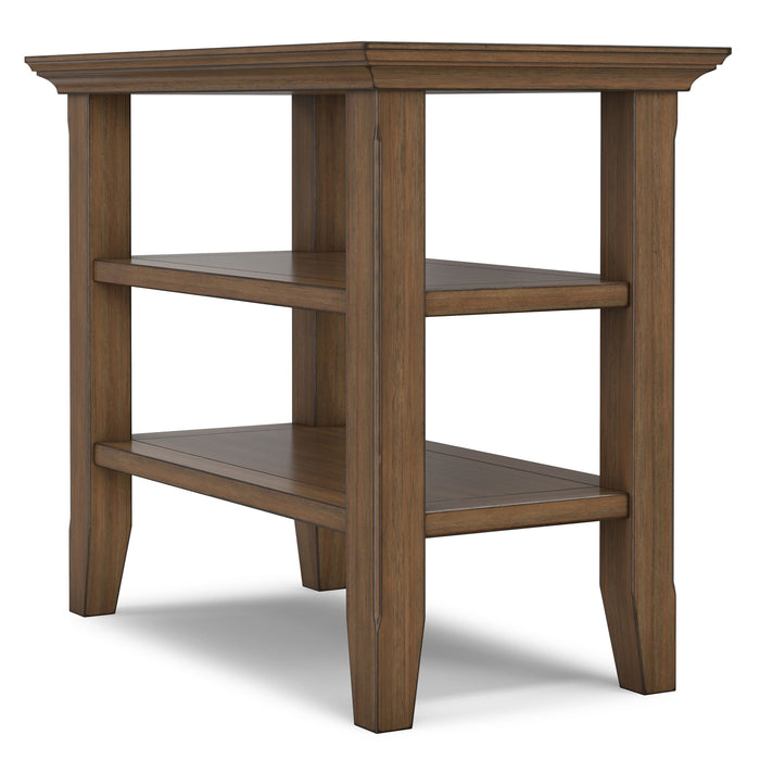 Acadian - Narrow Side Table - Rustic Brown Simpli-Home