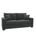 2 Seater Sofa, 2 Throw Pillows For Living Room Home Essentials