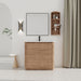 Freestanding Bathroom Vanity With Sink, 2 Soft Close Doors & Storage Rack Home Essentials