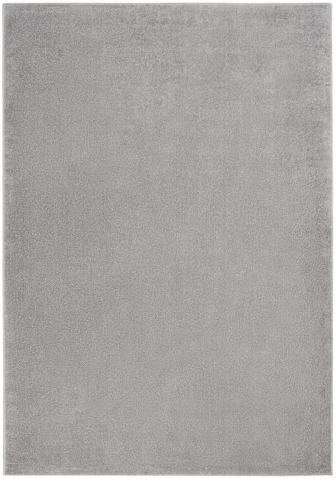 5' X 8' Power Loom Area Rug - Gray