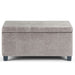 Dover - Upholstered Storage Ottoman Bench Simpli-Home