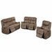 Modern Manual Motion Living Room Set With Hidden Cup Holders Home Essentials