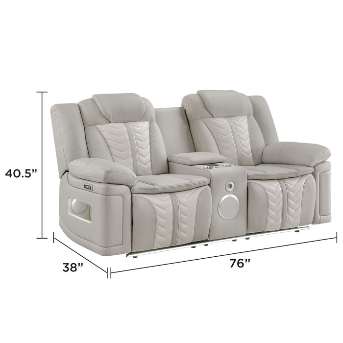 Cruiser - Power Reclining Set With LED Lighting Matrix Furniture Group