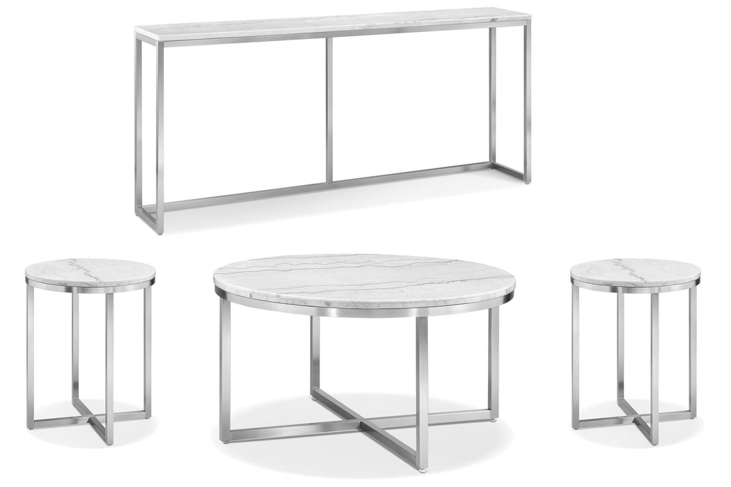 Esme - Round Cocktail Table Set Magnussen Furniture