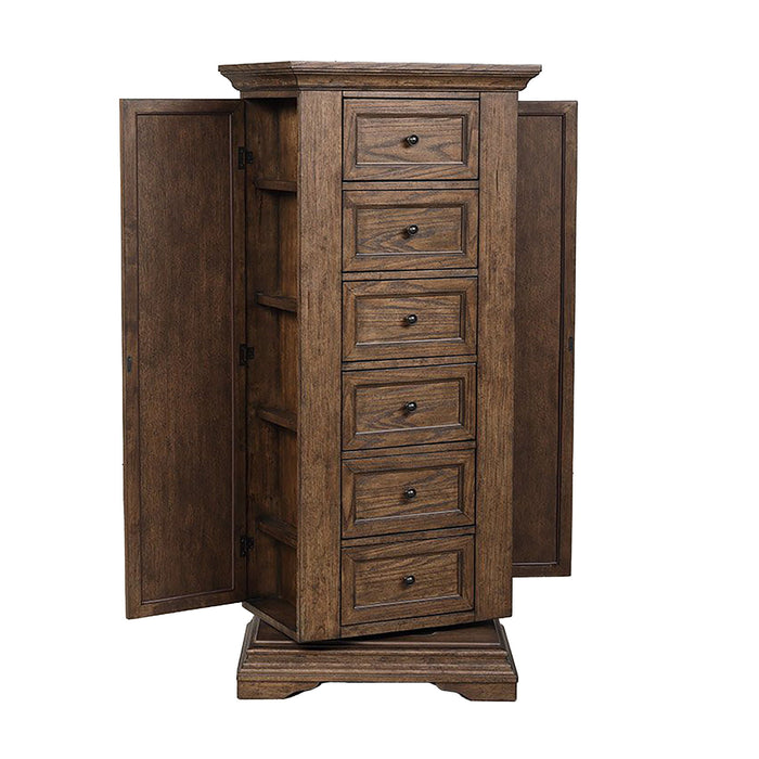 Mar Vista - Swivel Lingerie Chest With Mirror - Walnut