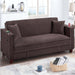 Modern Convertible Sofa With Hidden Storage USB Port, Cup Holder Home Essentials