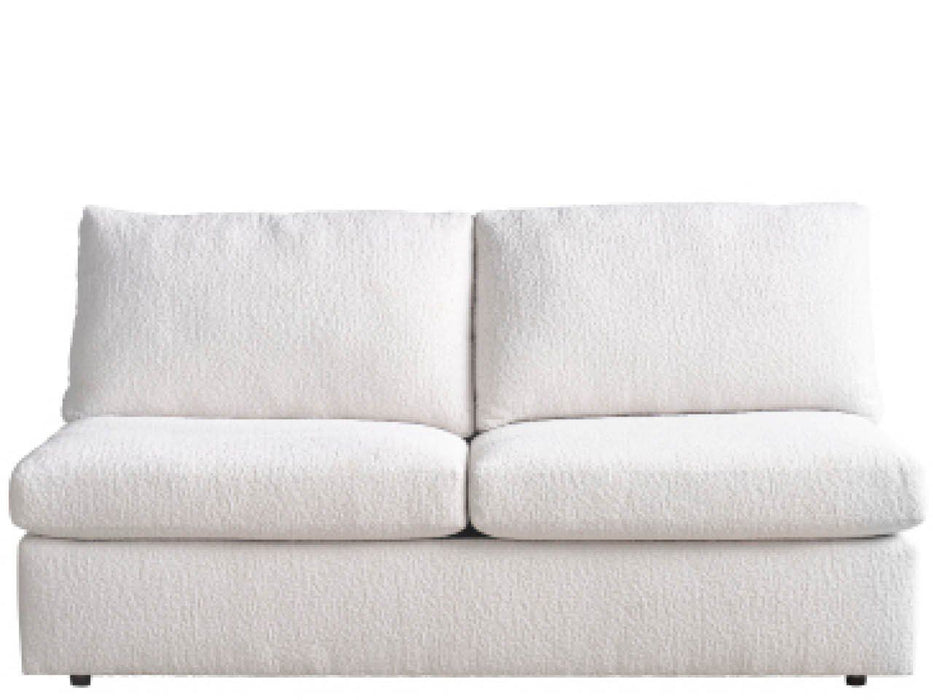 Modern U Choose - Armless Loveseat, Special Order - White