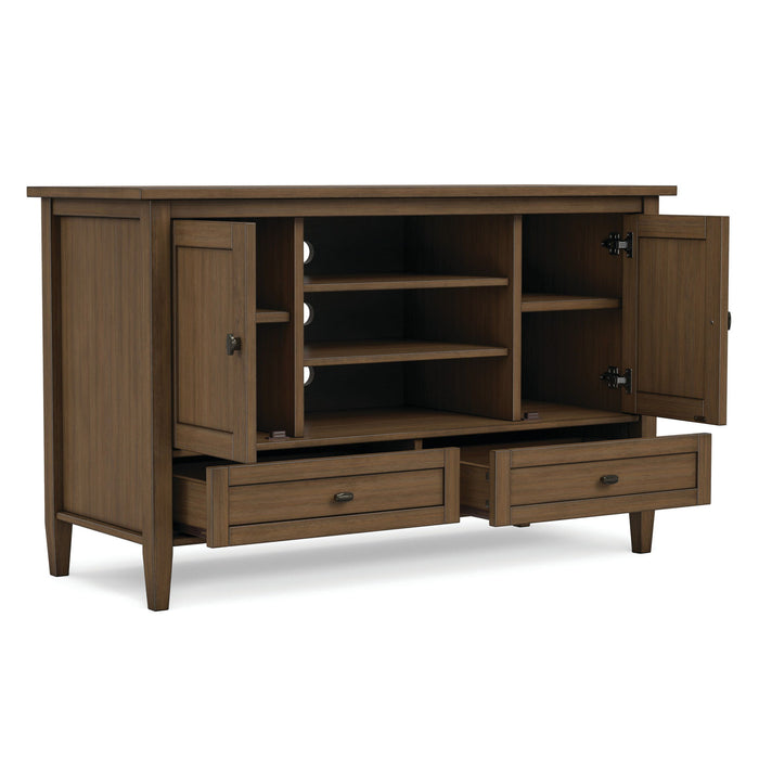Warm Shaker - TV Media Stand Handcrafted Simpli-Home