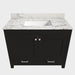 Bathroom Vanity Set, Soft Close Doors, 3 Faucet Holes, Sink Included - Black Home Essentials