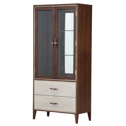 Houston - Display Cabinet - Walnut Michael Amini