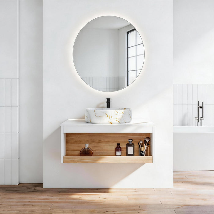 Floating Bathroom Vanity With Vessel Sink Home Essentials