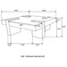 Kuboloa - Square Coffee Table - Natural Furniture Max