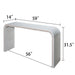 Waterfall Console Table Home Essentials