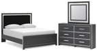 Zuraleus - Upholstered Panel Platform Bedroom Set Signature Design by Ashley®