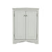 Triangle Bathroom Storage Cabinet With Adjustable Shelves, Freestanding Floor Cabinet For Home Kitchen Hearth and Haven