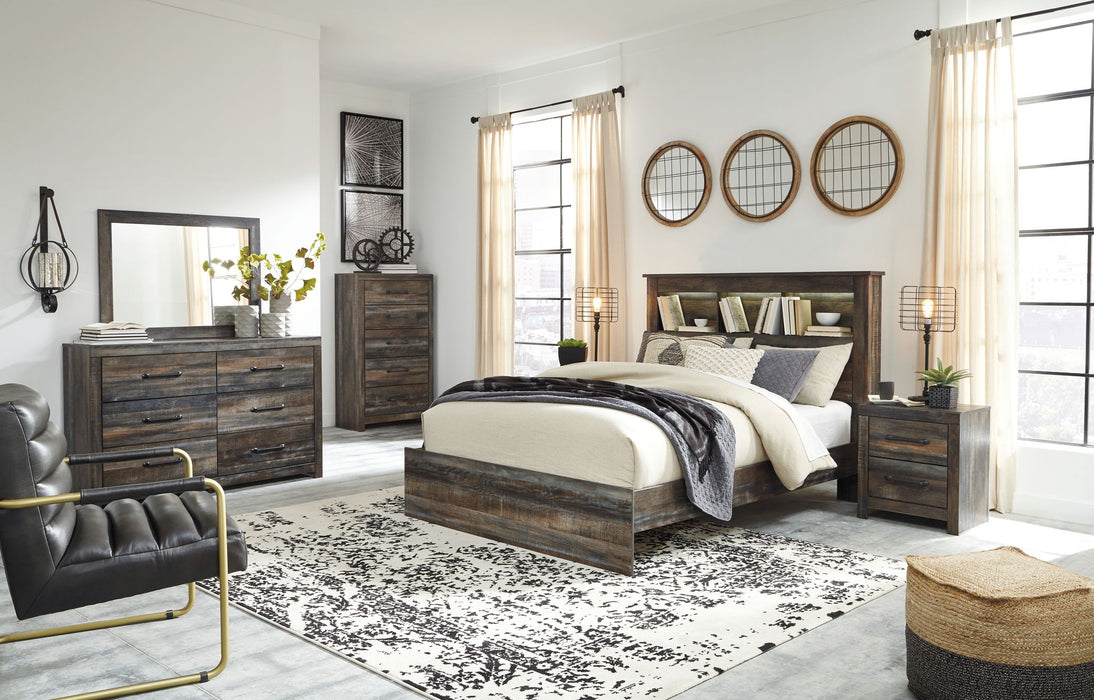 Drystan - Panel Bookcase Bed Signature Design by Ashley®
