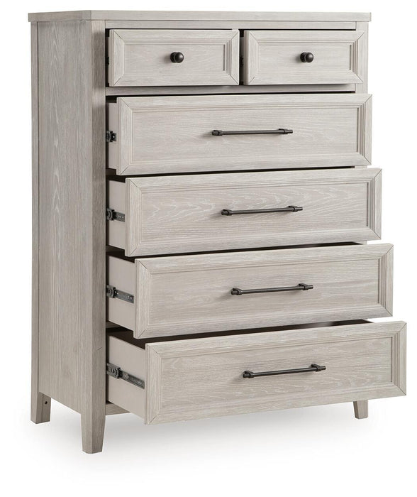 Darbonton - Six Drawer Chest - Dove White Signature Design by Ashley®