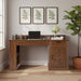 Office Desk With Storage Cabinet, Charging Station, Monitor Stand & Pegboard Home Essentials