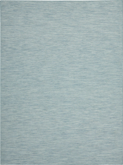 9' X 12' Power Loom Area Rug - Aqua