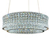 Michael Amini Lighting - Galaxy 24" Round LED Crystal Chandelier - Chrome Michael Amini