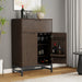 Banting - Bar Cabinet - Walnut Brown Simpli-Home