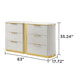 Giovanni - 6 Drawer Dresser (Only Dresser Included, Mirror Not Included) - White Matrix Furniture Group