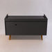 TV Stand For TVs Up To 45" With Open Storage Shelf, Cable Management, 1 Door And 1 Drawer Home Essentials