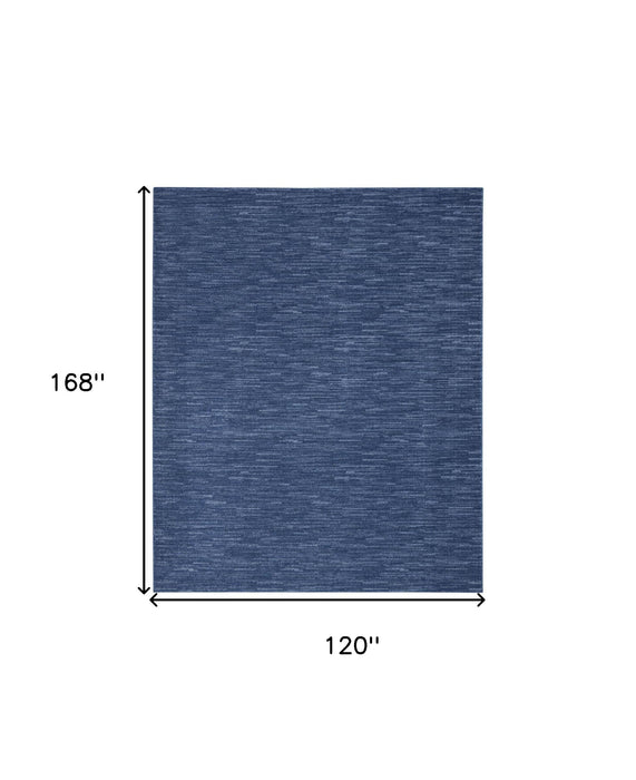 10' X 14' Indoor / Outdoor Area Rug - Blue