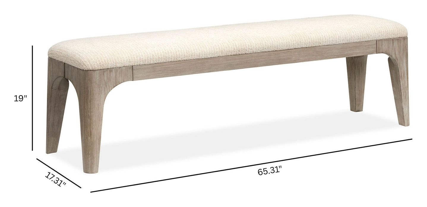 Braelyn - Long Bench - Dorian Gray Magnussen Furniture