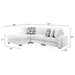 Magnum - Modern Sectional Sofa Matrix Furniture Group