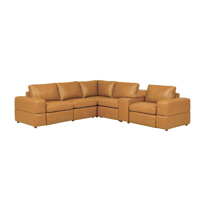 Upholstered Large Arms Sectional With Recliner Seats Home Essentials