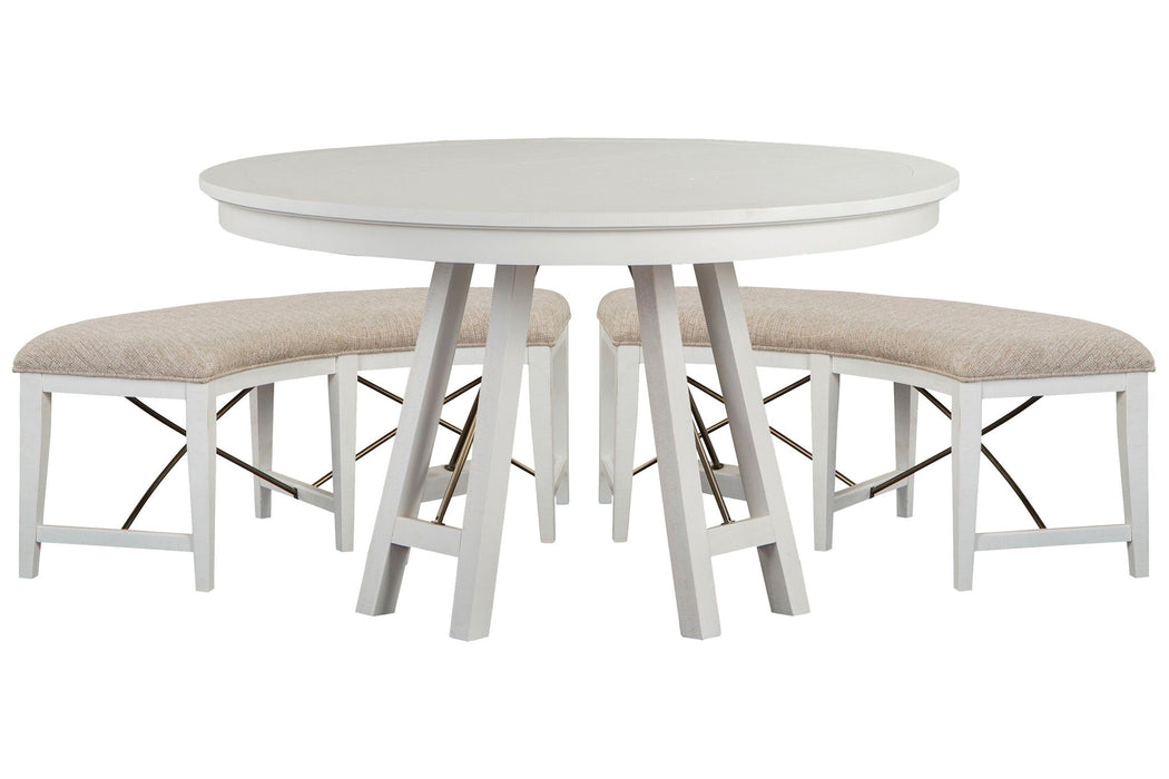 Heron Cove - 52" Round Dining Table Set Magnussen Furniture