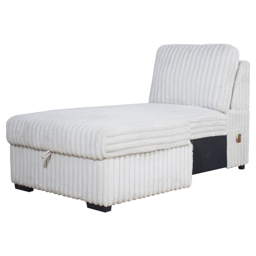 Bliss - RAF Storage Chaise - Mist Gray New Classic